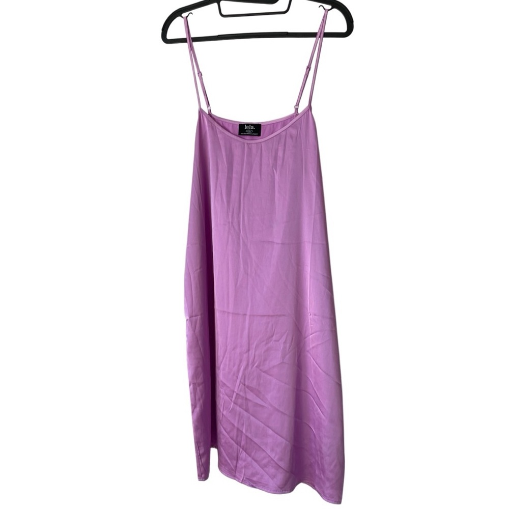 Dressed in LALA Pink Slip Dress